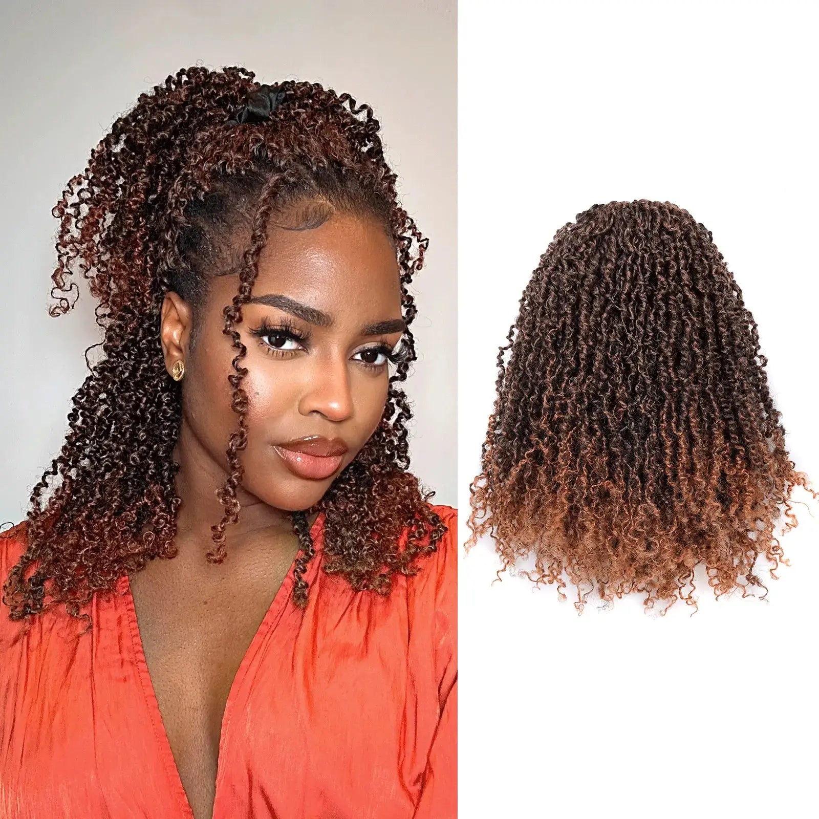 Toyotress Mini Yanky Twist Braiding Hair Short Passion Twist Crochet Braids Synthetic Hair Extensions